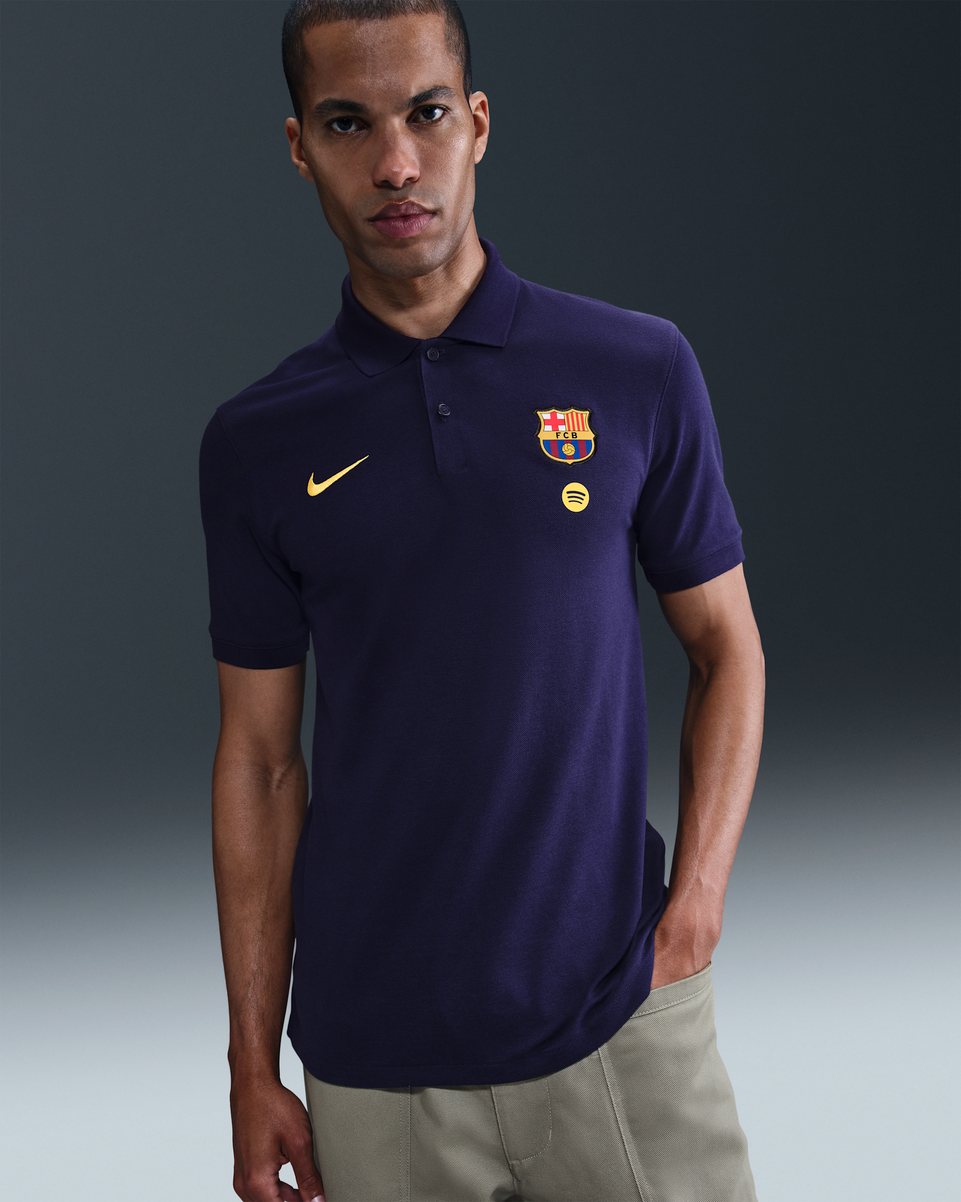 FC バルセロナ メンズ ナイキ サッカー ポロ FC Barcelona The Nike Polo Men's Nike Dri-FIT Soccer Polo